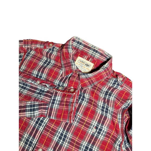 Urban Pipeline UP Mens Plaid Flannel Button Down Shirt Long Sleeve Casual - Picture 1 of 7